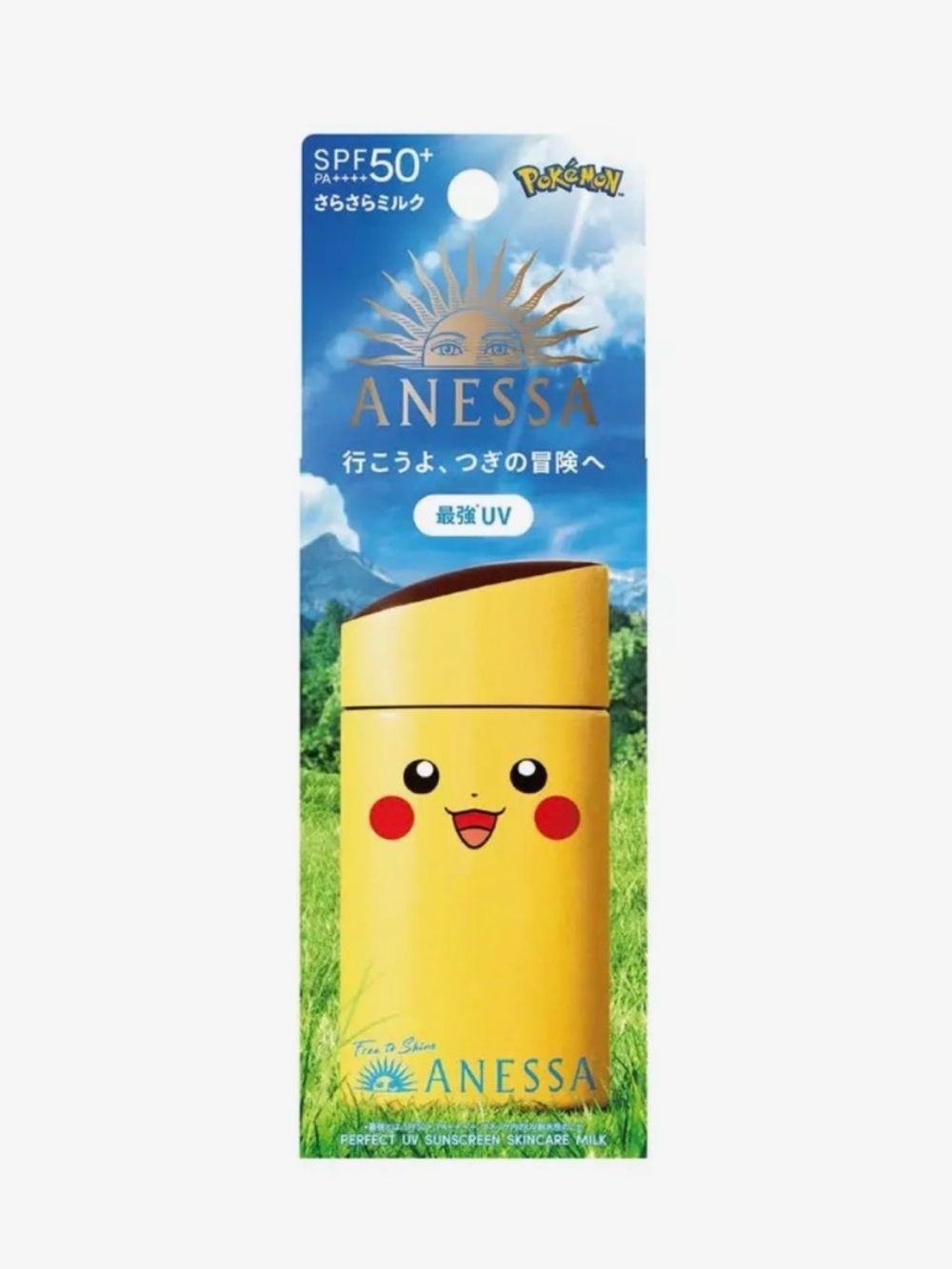 Shiseido Anessa X Pikachu Perfect Uv Sunscreen Skincare Milk SPF50+ BNIB SEALED